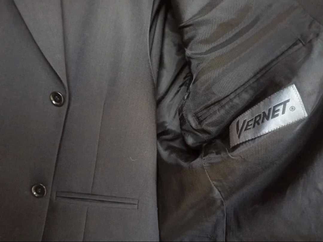 Vernet - Garnitur, spodnie, kamizelka [komplet] Czarny