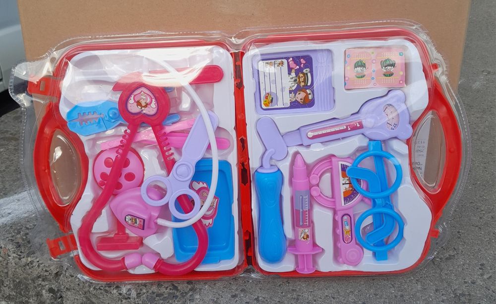 Zestaw lekarski dla Dzieci mały lekarz zabawka walizka
