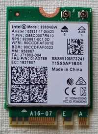 Karta sieciowa Intel 9260NGW NGFF M.2 2230 nowa możliwe anteny