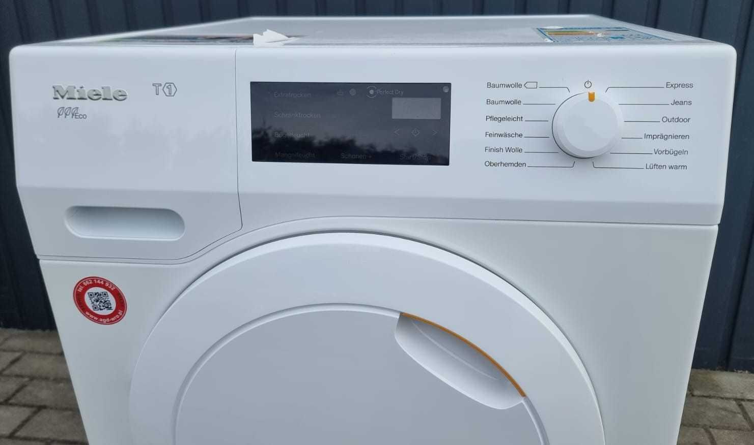 Suszarka z pompą ciepła Miele TCE 630 WP Eco, A+ + +, 8kg, Perfect Dry