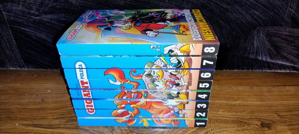 1524^5+ Komiksy Gigant Poleca rocznik 2024 nr 250-257 Donald stan bdb+