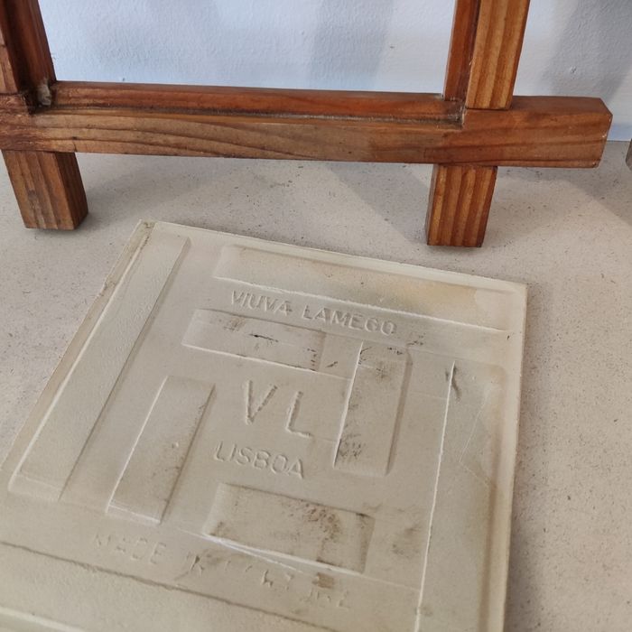 Viúva Lamego - Conjunto de 2 azulejos pintados à mão