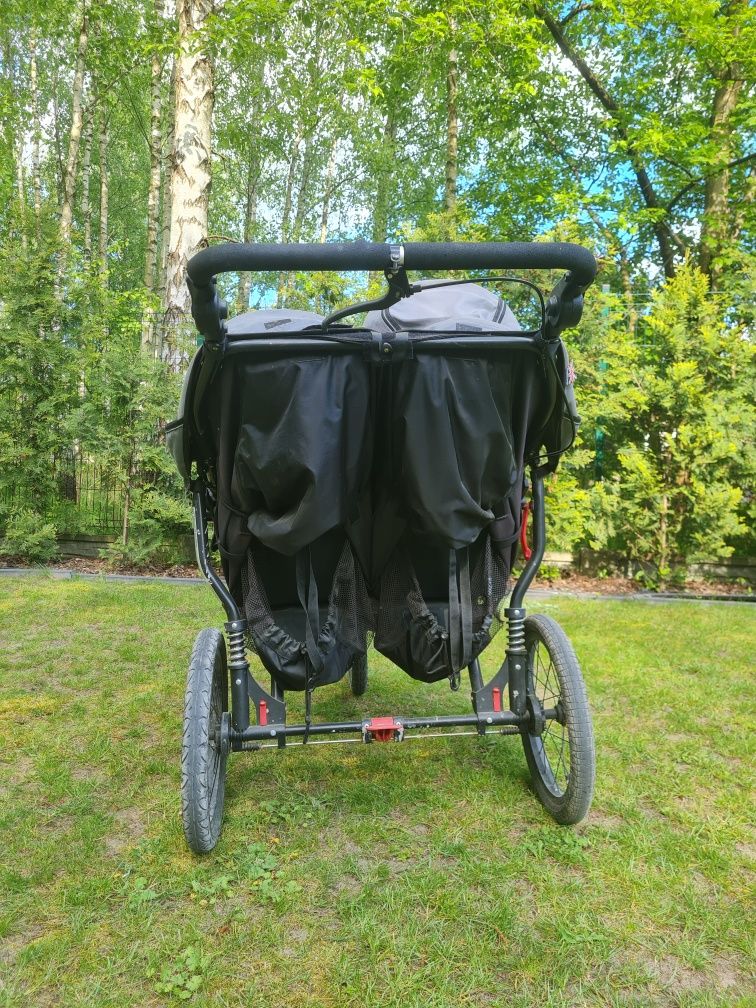 OutNAbout Nipper Double V5 - wózek bliźniaczy terenowy i do biegania
