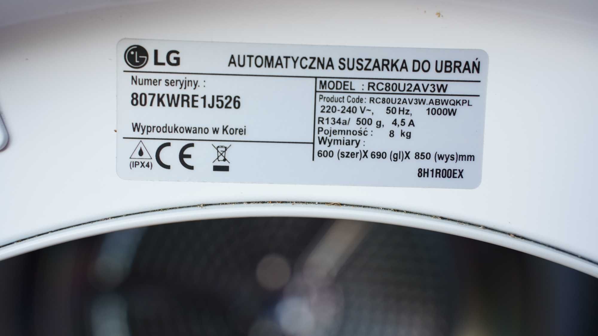Suszarka do ubrań LG