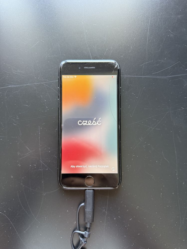 Iphone 7 czarny bardzo dobry