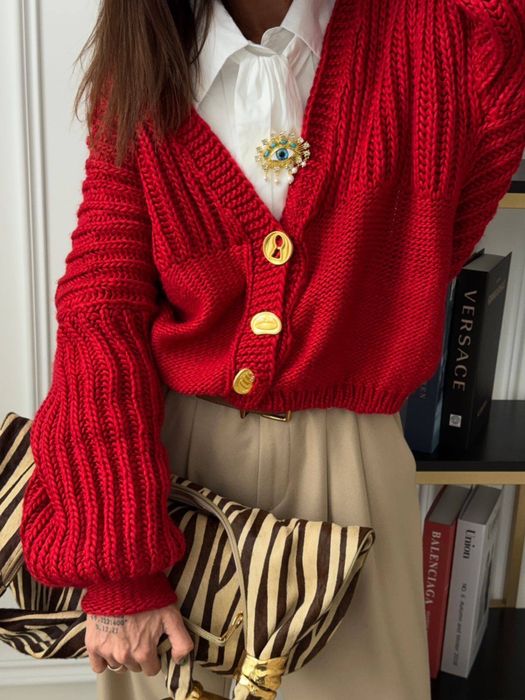 Кардиган жіночий бренд! Білий, червоний, бежевий