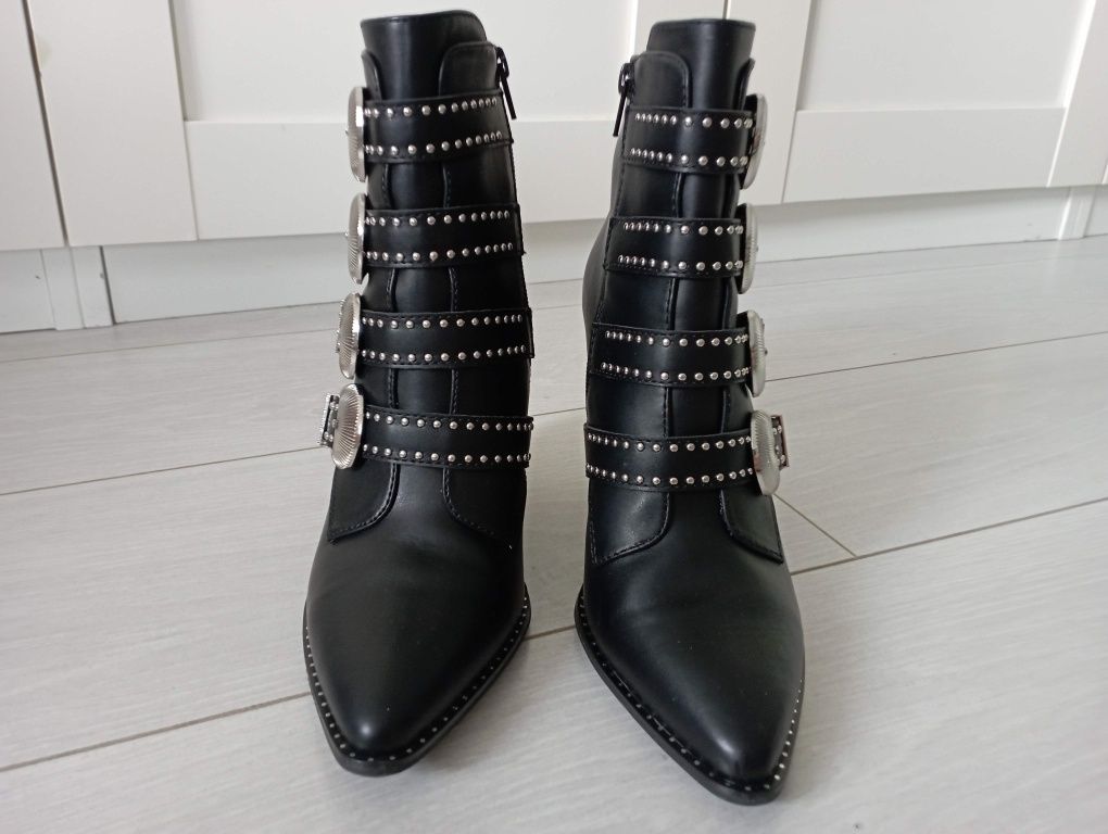 Nowe buty, botki na jesień r.37 czarne