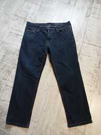 Spodnie męskie jeans granatowe XL