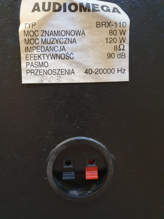 Kolumny / głośniki - zestaw kina domowego AudioMega