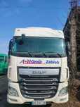 DAF XF 2014 з причепом контейнеровозом (для зернових)