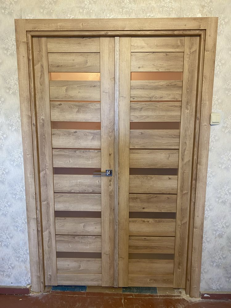Установка межкомнатных дверей, железных любой сложности.