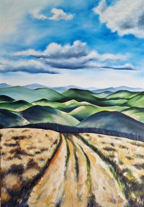 Obraz Góry Bieszczady 100x70 cm