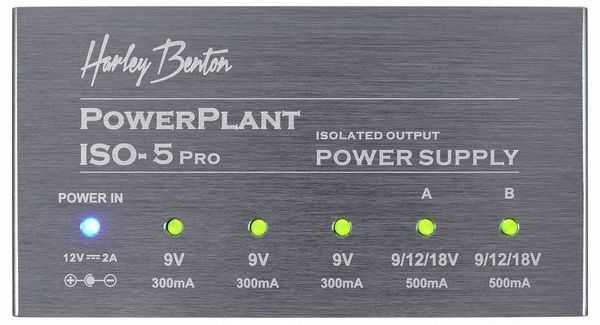 Harley Benton PowerPlant ISO-5 PRO (18W) | alimentação de efeitos
