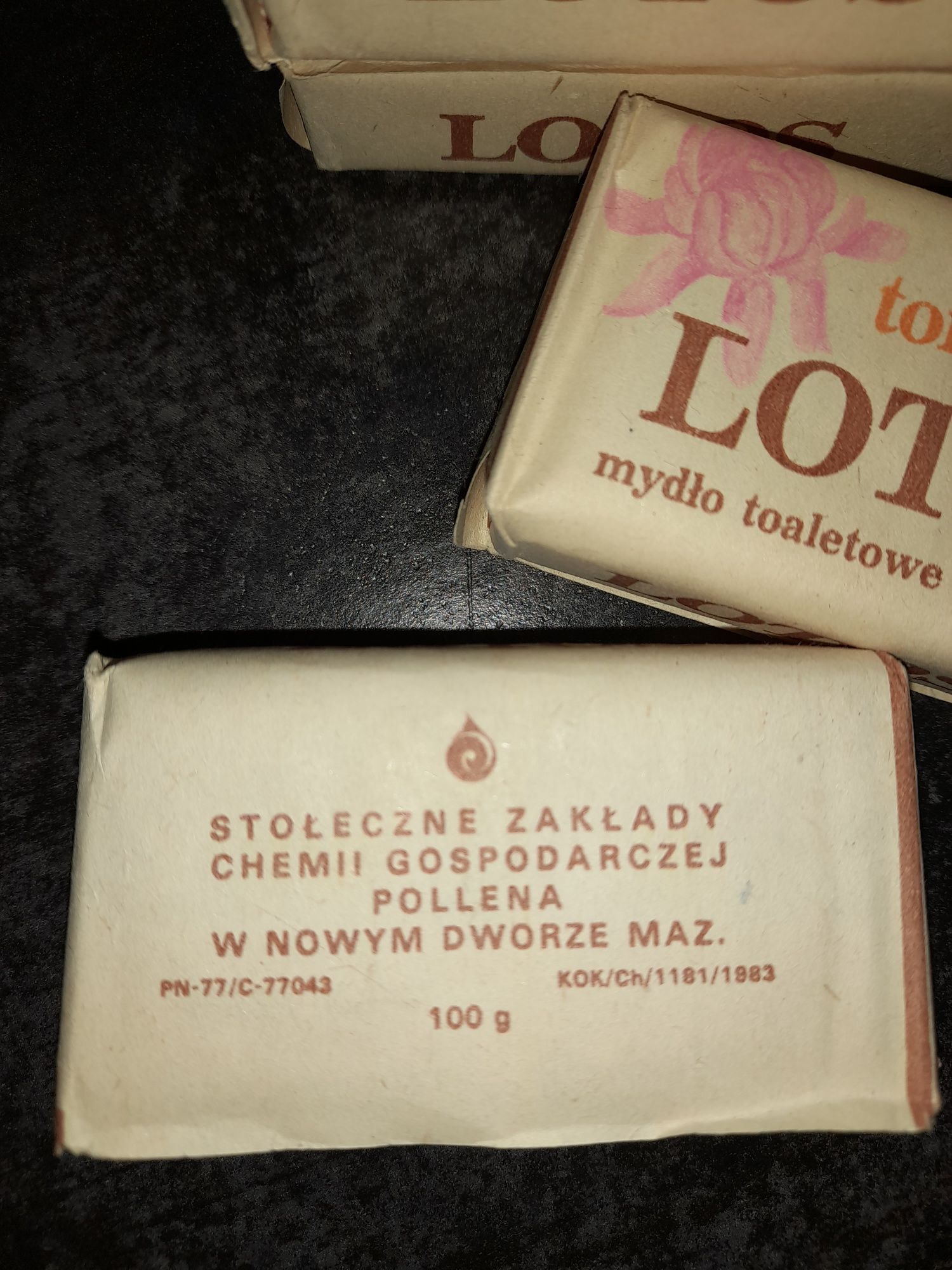 PRL mydło mydełka vintage kolekcja Lotos - Pollena