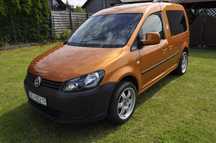 VW Caddy life automat tdi Klima hak 2014 rok