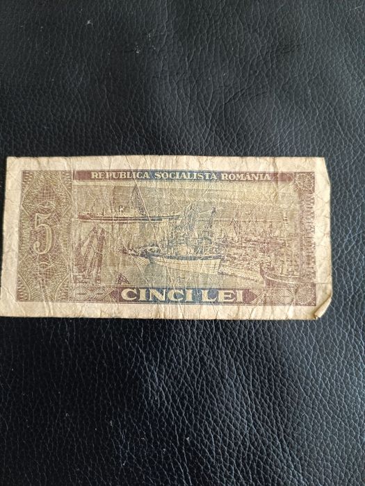 Banknot 5 lei rumuńskich 1966