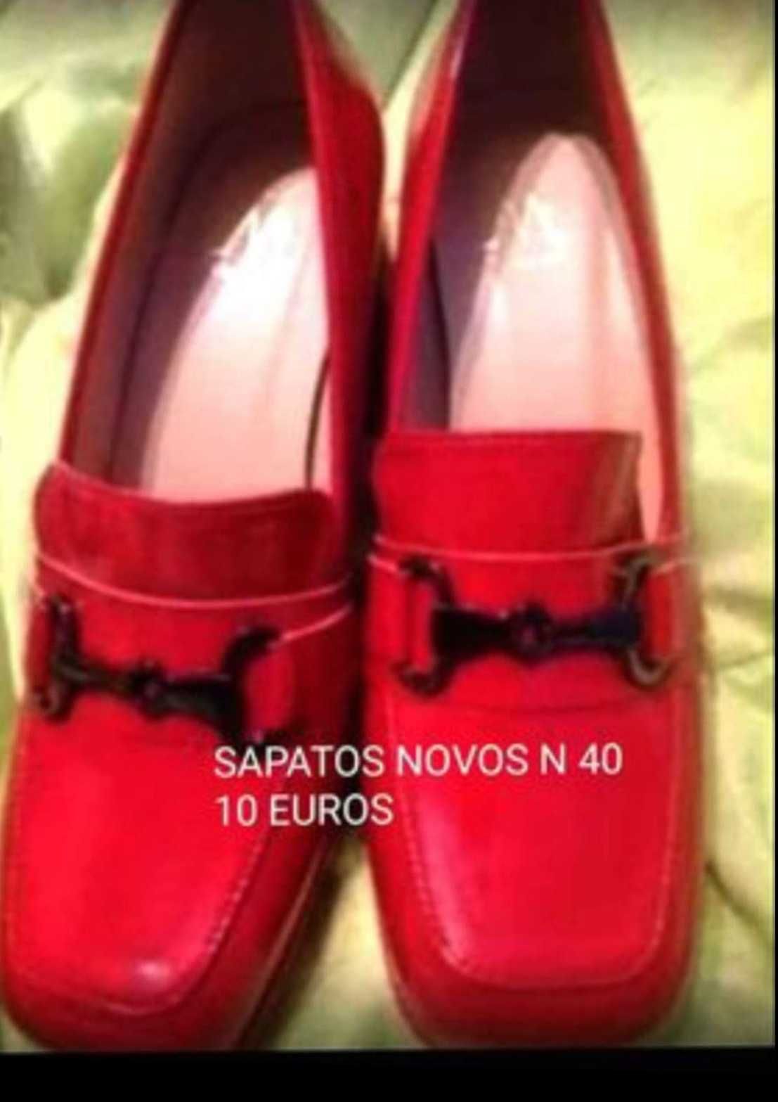 Sapatos vermelhos a estrear n 40