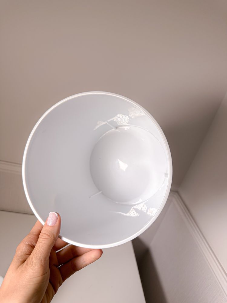 Kosz na śmieci mały biały 30cm