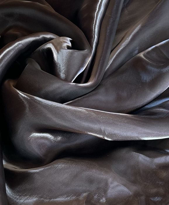 Organtyna organza czarna kupon 10 mb