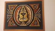 Quadro Africa decoração Rustica