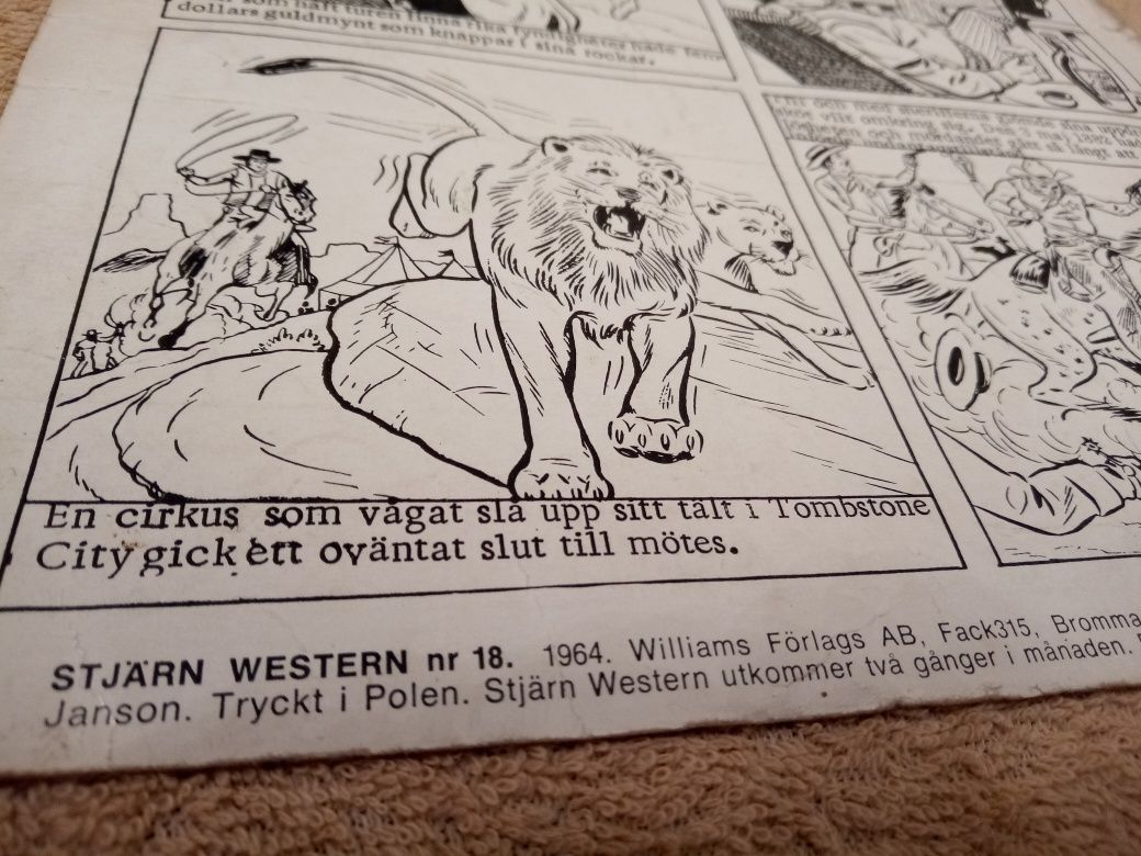 Bill West stary komiks obcojęzyczny 1964 rok.