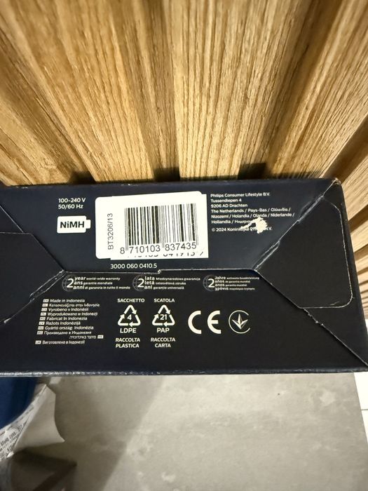 Тример Philips Beardtrimmer series 3000 BT3206/14