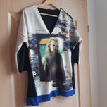 ZARA - bluzka z rękawem 3/4, rozm. L