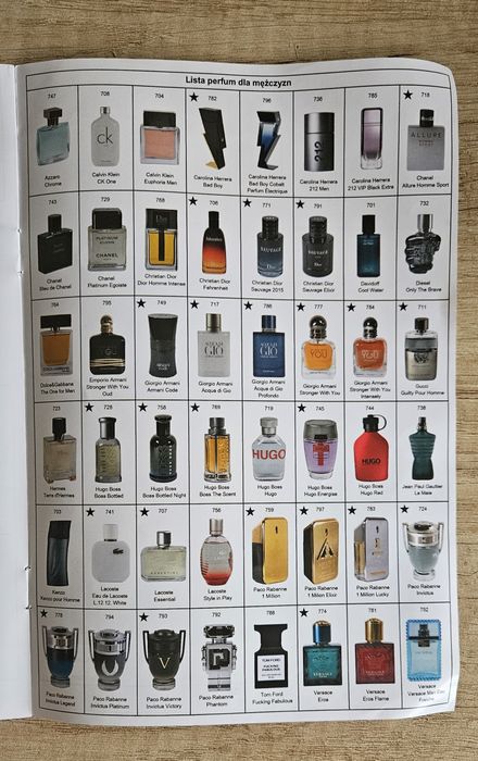Perfumy Glantier odpowiedniki oryginałów 50ml damskie męskie