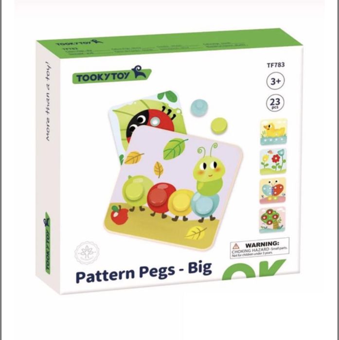 Дерев'яна гра-мозаїка Tooky Toy