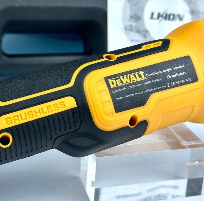 Акумуляторная болгарка DeWalt 199v безщіткова нова