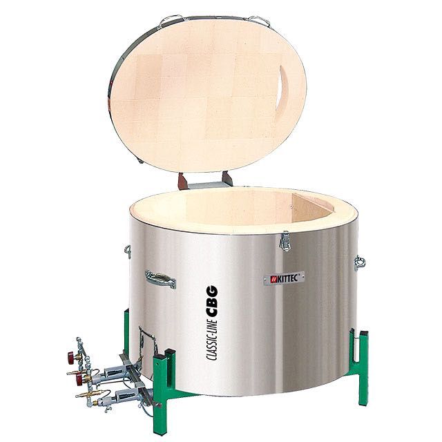 Forno / Mufla da marca Kittec a gás - CBG 90 litros - Novo