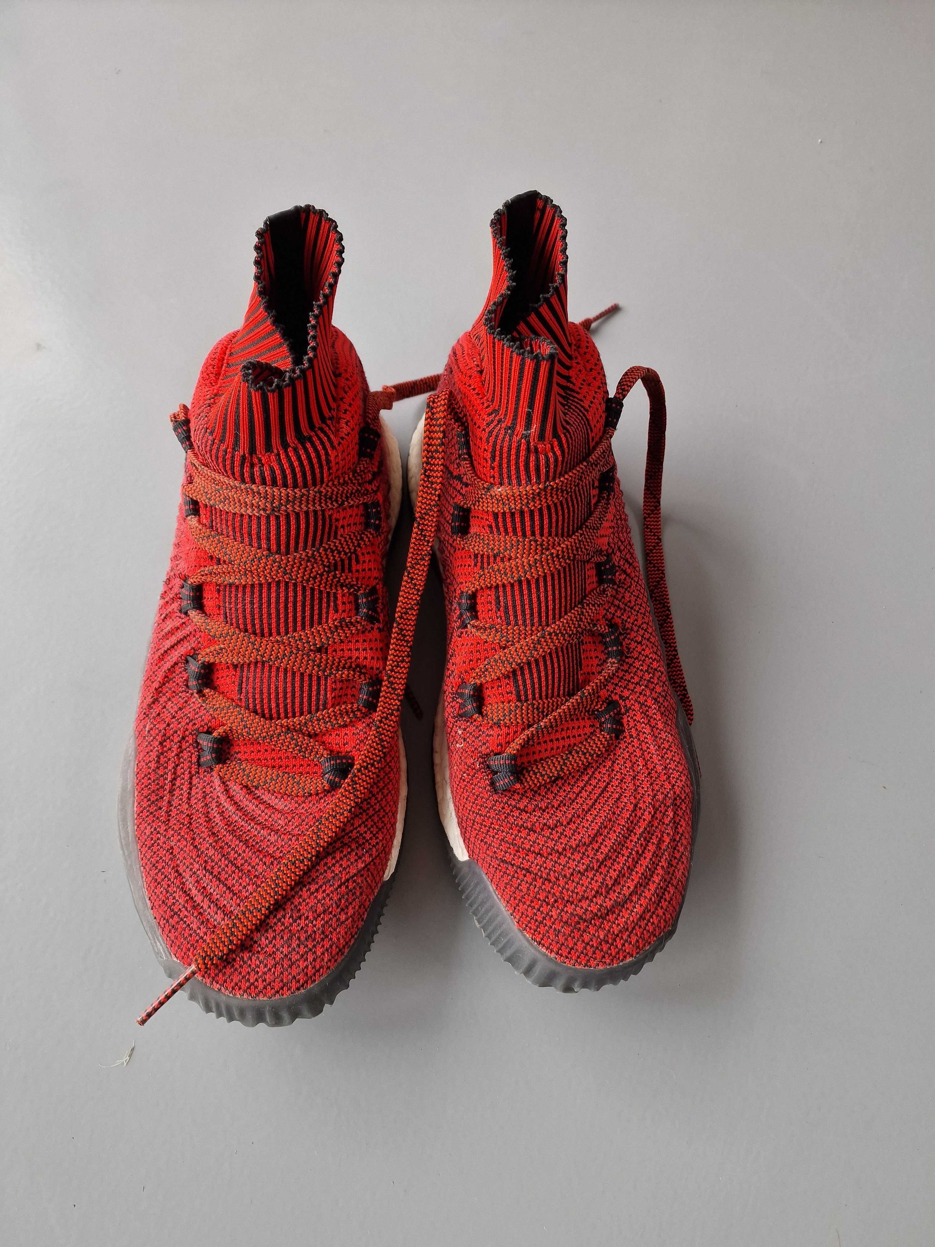 Buty do koszykówki Adidas ULTRABOOST 20 czerwone r 44 - mało używane