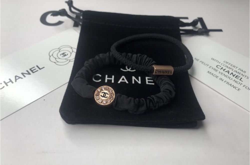 Набор резинок для волос vip gift 2 штуки chanel