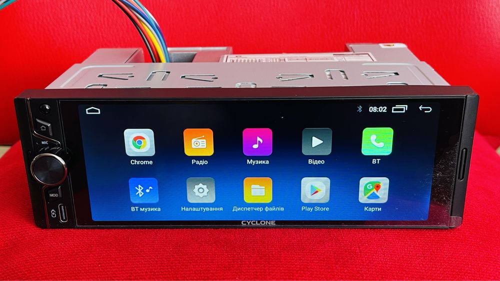 Автомагнітола Cyclone MP-5003/ANDROID/CARPLAY/6,6 Дюйма дисплей/1 дін