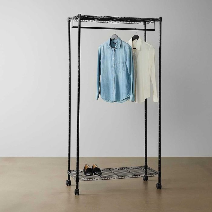 Вішалка для одягу полиця стійка для одягу Amazon Basics