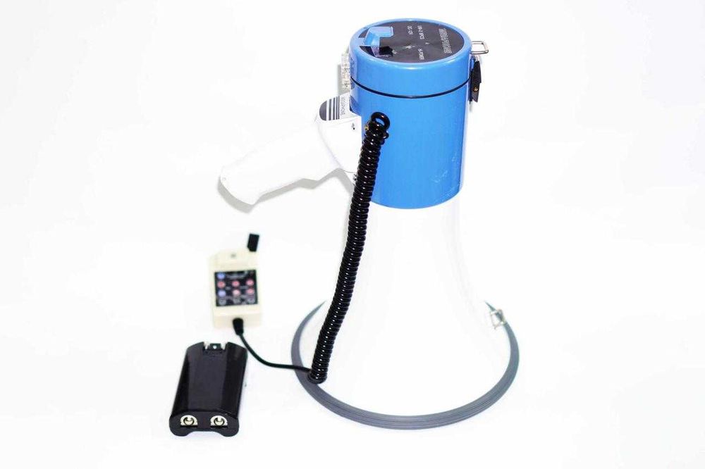 Гучномовець 50 Вт. з функцією запису, громкоговоритель, мегафон, рупор