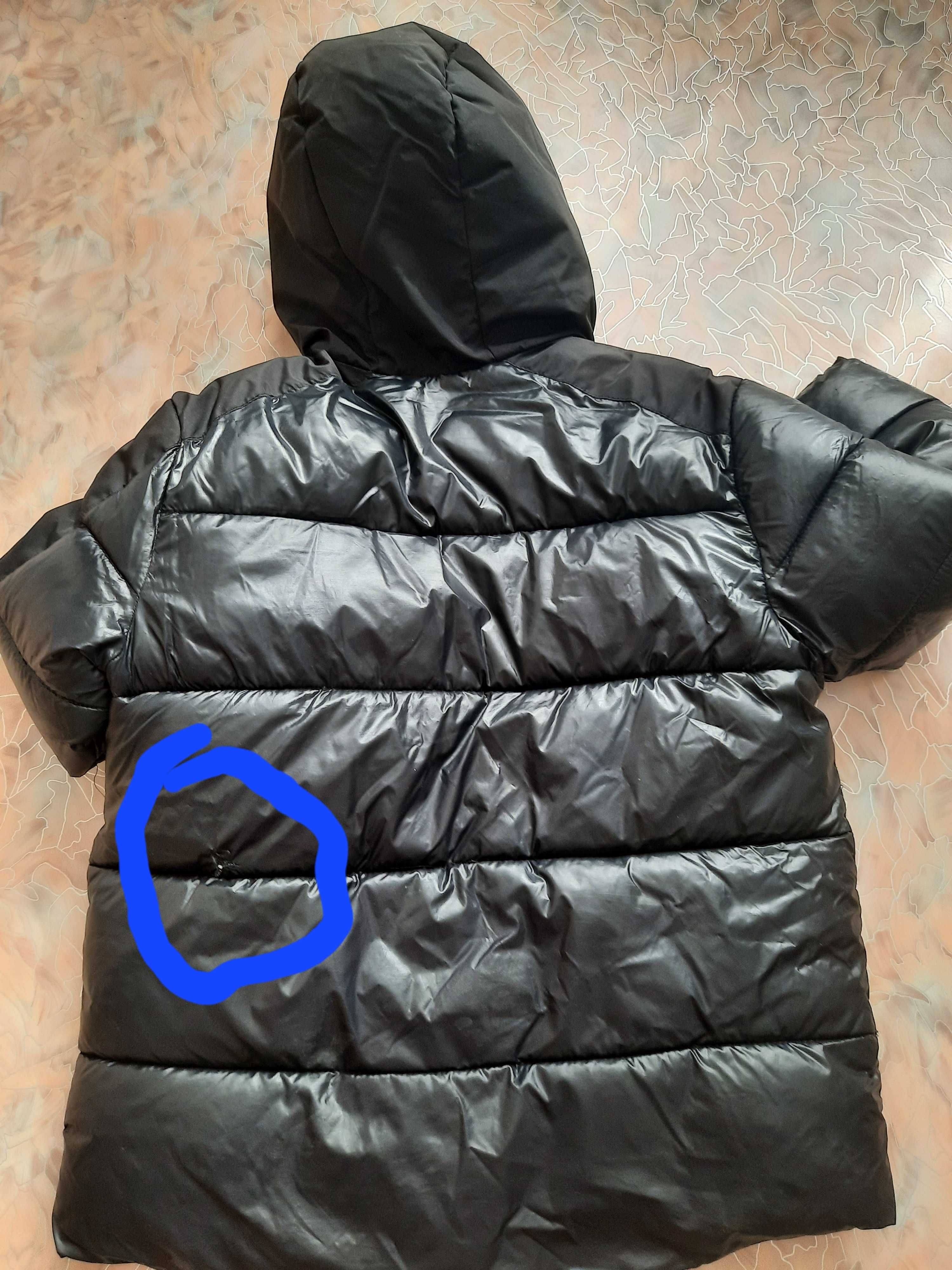 Теплая детская курточка на мальчика Zara куртка 122