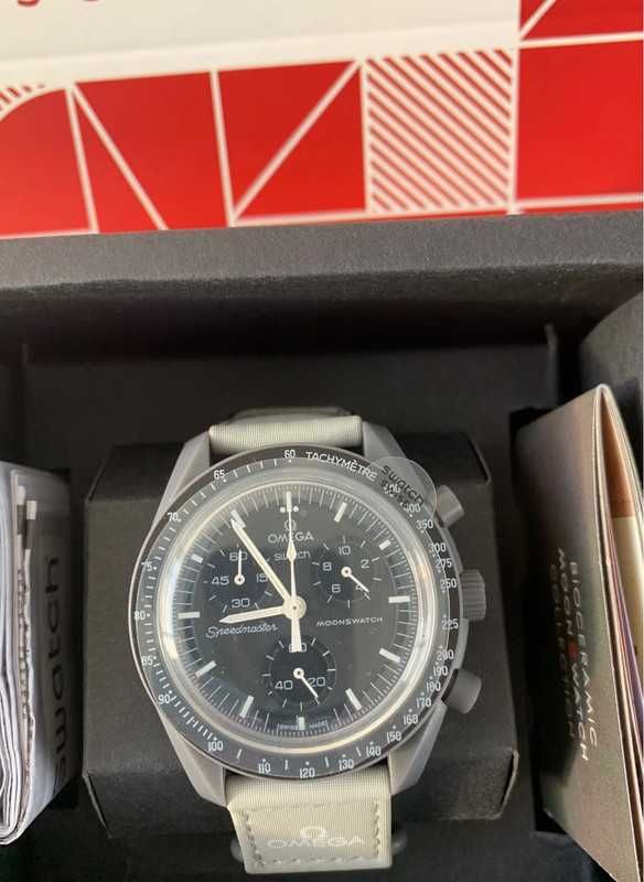 Omega x Swatch SO33A100 Mercury - Limitowana Kolekcja Online w Polsce