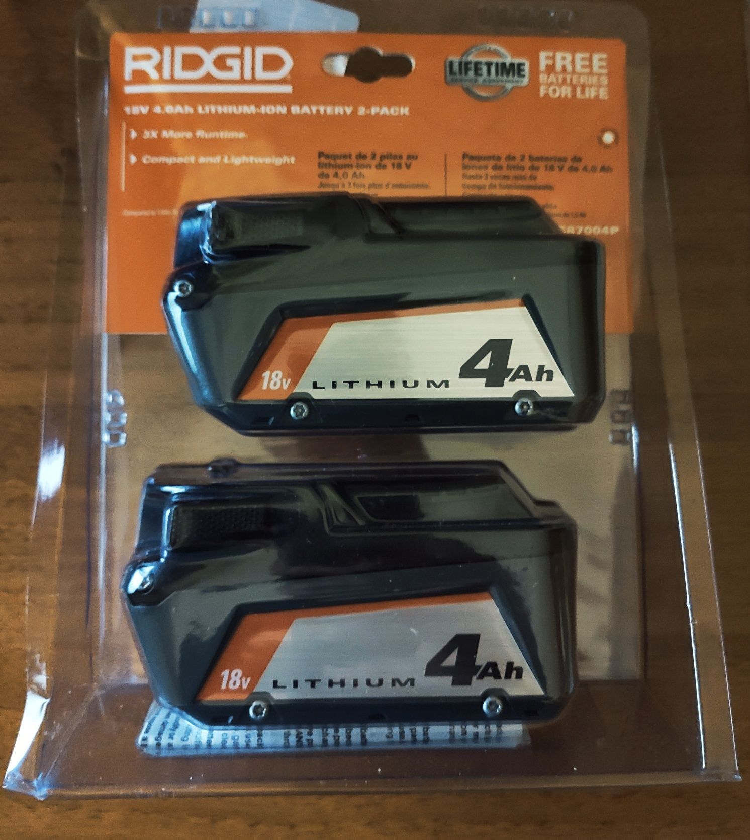 Батарея Ridgid 18V 4 Ah R87004 аккумулятор 18В 4Ач AEG
