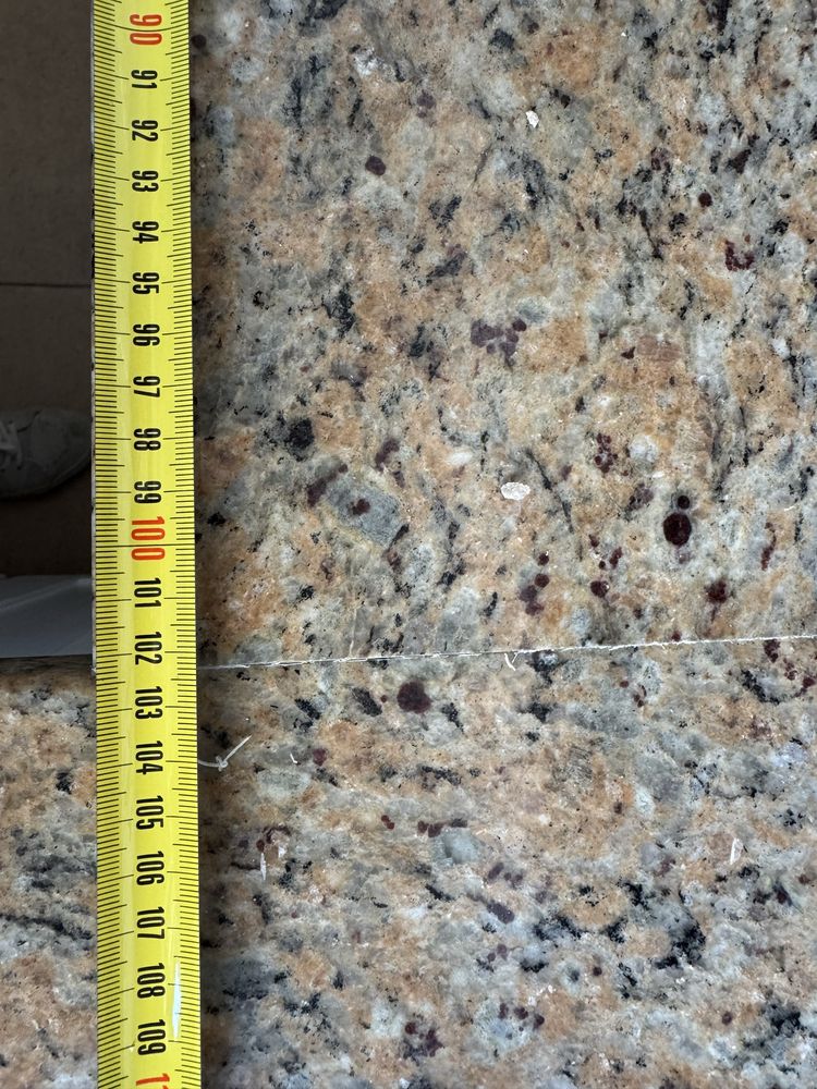 Bancada de granito rosa