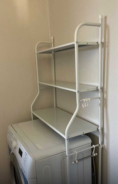 Стеллаж 3 полки 1,55 стійка стілаж в ванну стойка над машинкою
