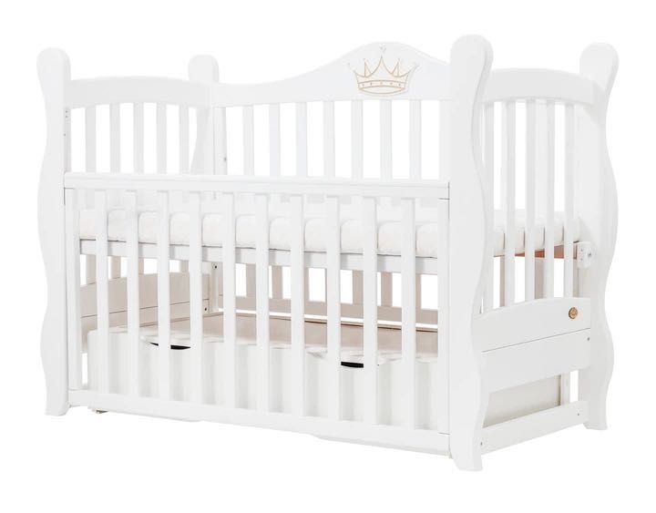 Дитяче ліжечко з маятниковим механізмом