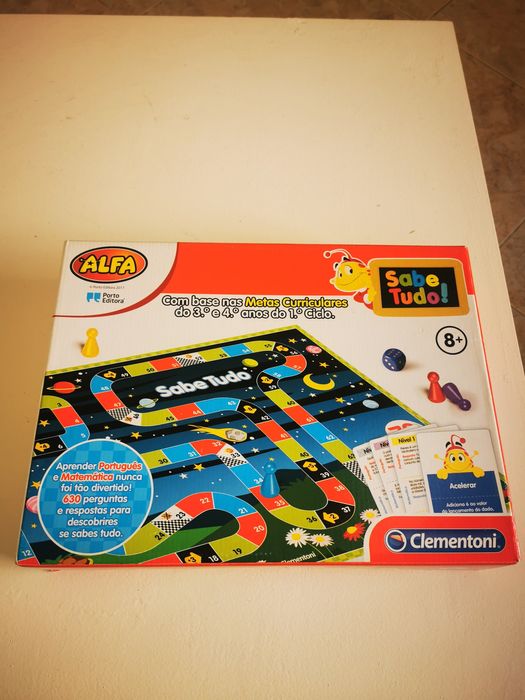 Jogo Alfa Sabes tudo? Clementoni