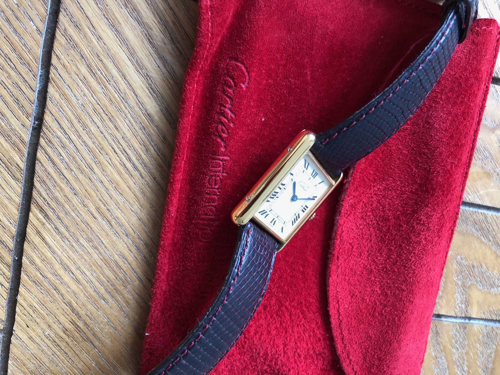 Cartier TANK Zegarek Męski Unisex