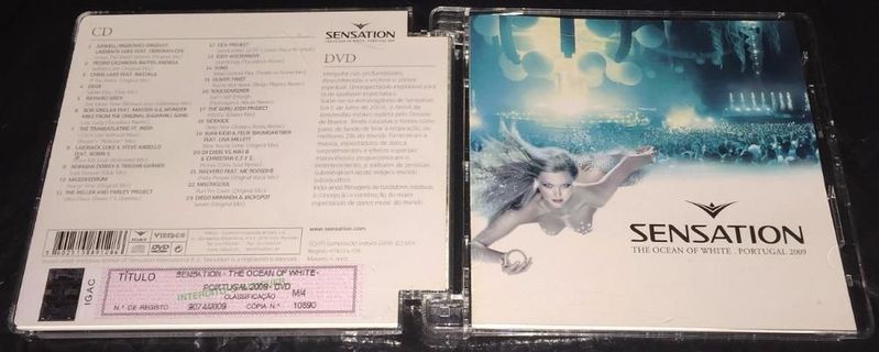 DVD+CD Musica Dança SENSATION "The Ocean Of White & Wicked Wonderland