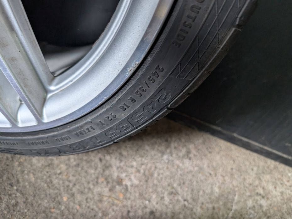 Felgi z oponami do mercedesa 5x112 , 2 szerokośc ET50, ET54i 18 cali