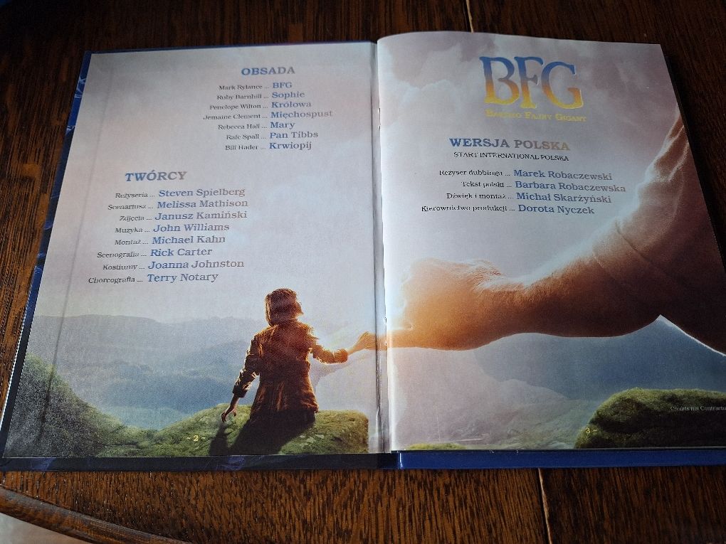 BFG. Bardzo fajny gigant. Film na DVD.