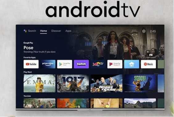 Telewizor QLED JVC LT-65VAQ830P: 4K UHD, Smart Tv, Android, Wifi
