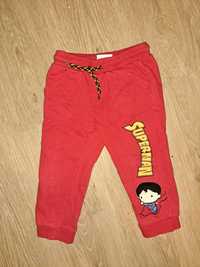 Dziecięce spodnie dresowe, z motywem Supermana, rozmiar 98