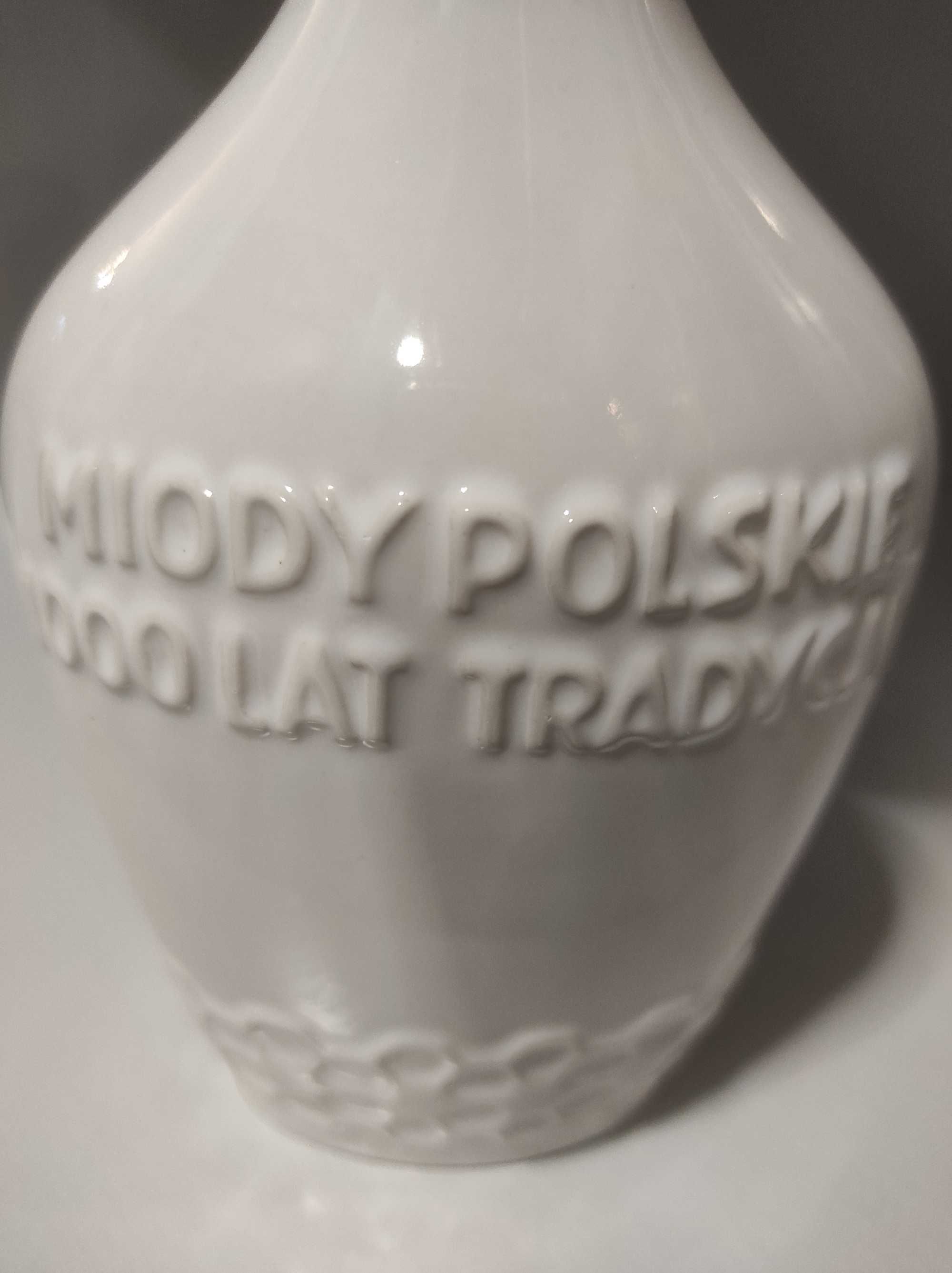 Butelka, karafka ceramiczna, Miody Polskie